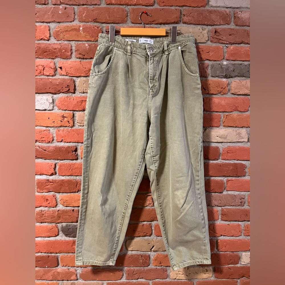 Mango Women's Olive Pants. Size 10